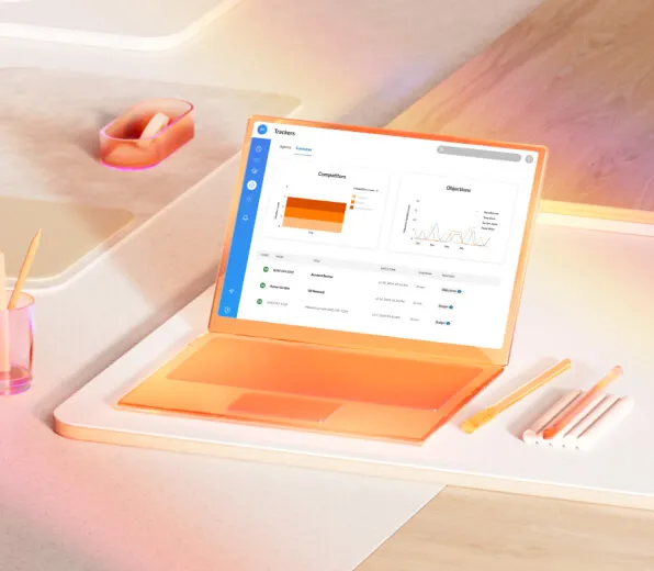 An image of analytics data pulled from RingCentral's Sales Intelligence platform 